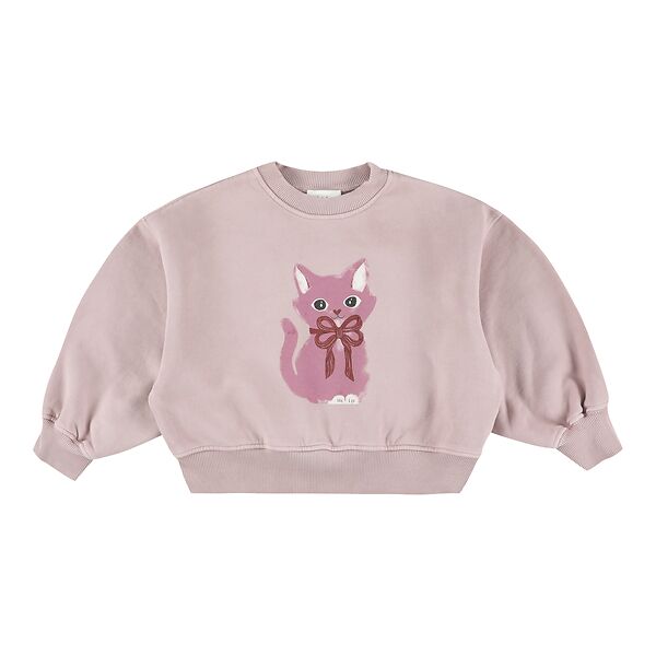 Morley - zyco - pinkcat sweatshirt - lilac
