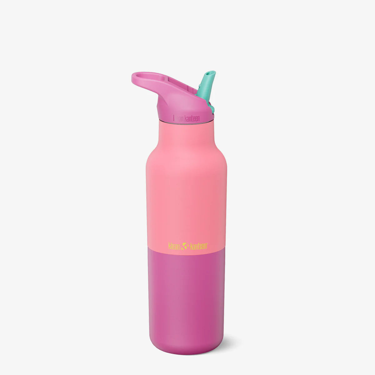 Klean Kanteen - rise - flip seal sport cap bottle - 473ml - pink lemonade