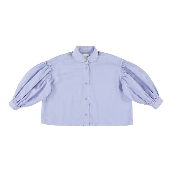 Morley - zita - wally crop shirt - light blue