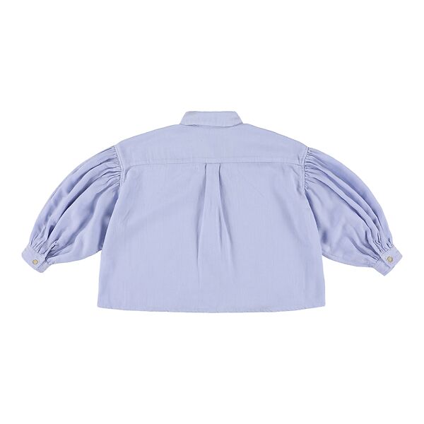 Morley - zita - wally crop shirt - light blue