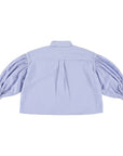 Morley - zita - wally crop shirt - light blue