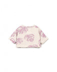 Play up - embellished jersey sweatshirt - monstera
