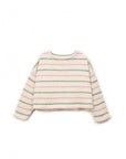 Play up - kids - stripe jersey sweater - sculpture