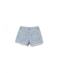 Play up - kids - denim shorts - light blue