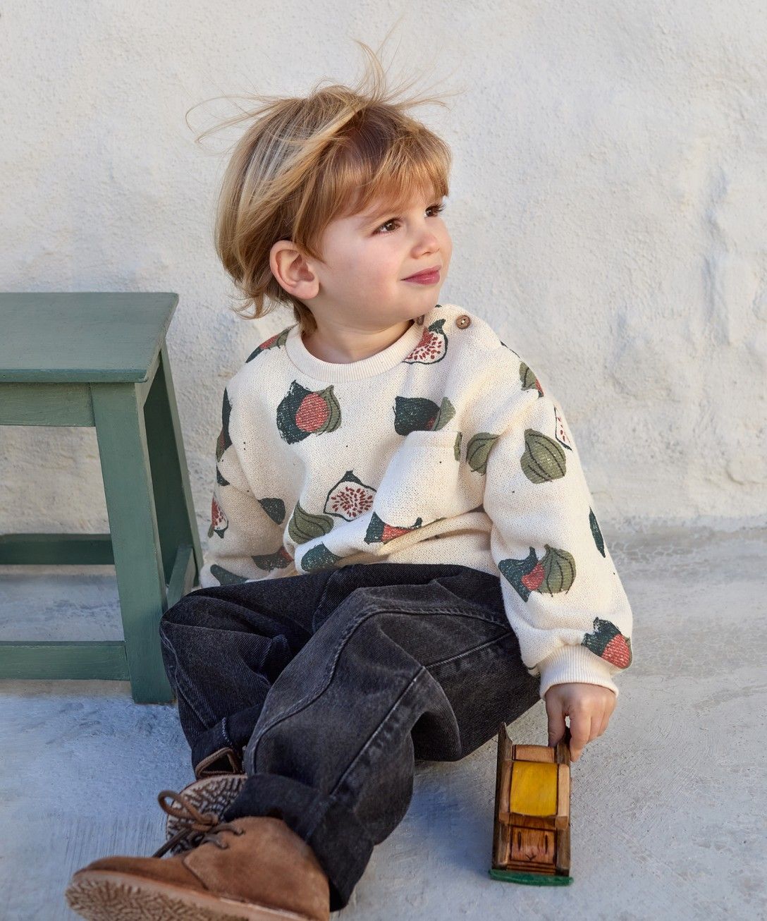 Play up - baby - denim trousers - black