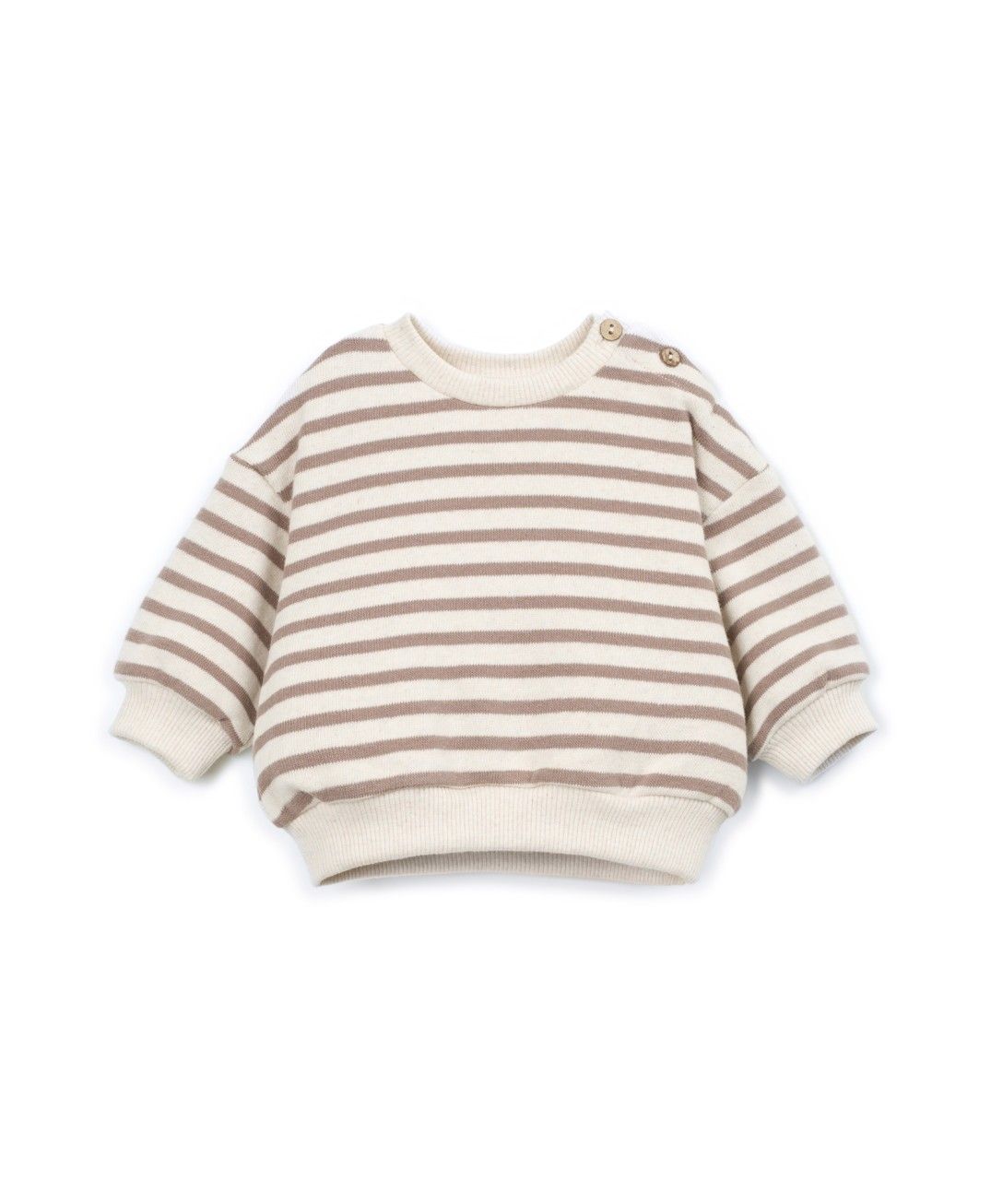 Play up - baby - striped fleece sweater - drawing