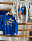 Bobo Choses - kids - go bobo sweatshirt - blue