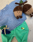 Pequeno tocon - wool sweater - light blue