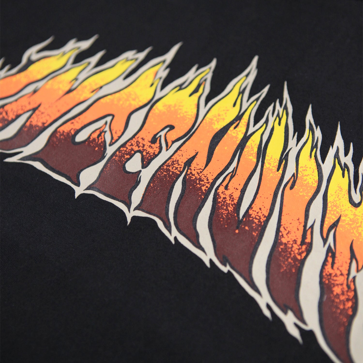 Molo - rodney - burning text t-shirt - black