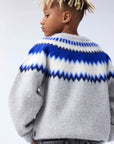 Molo - baes - 100% wool sweater - nordic blues