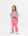 Goldie + Ace - sammy - corduroy overalls - pink