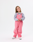 Goldie + Ace - sammy - corduroy overalls - pink