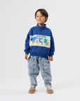 Goldie + Ace - quarter zip alpine sweatshirt
