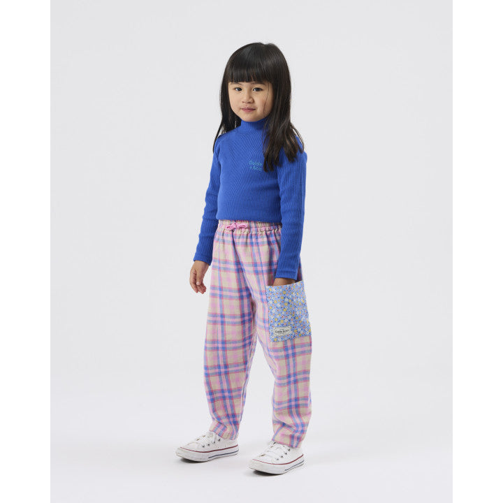 Goldie + Ace - kit - pink plaid floral pants