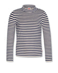 AO76 - American outfitters - cora stripe t-shirt - indigo