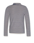 AO76 - American outfitters - cora stripe t-shirt - indigo