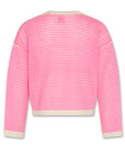 American outfitters - kreusch crew neck sweater - fluo pink