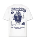 American outfitters - terry t-shirt - fries - white