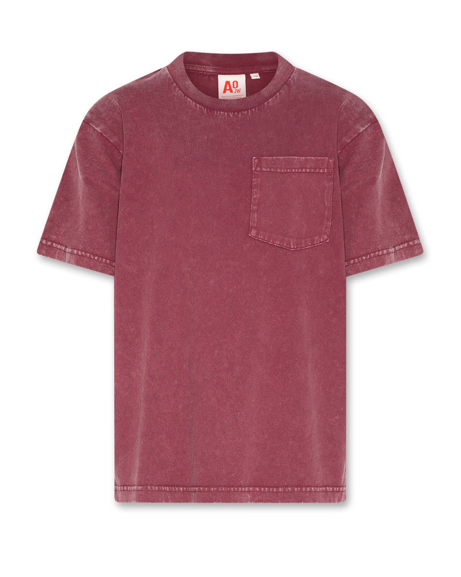 American outfitters - kanje t-shirt skater - bordeaux