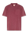 American outfitters - kanje t-shirt skater - bordeaux