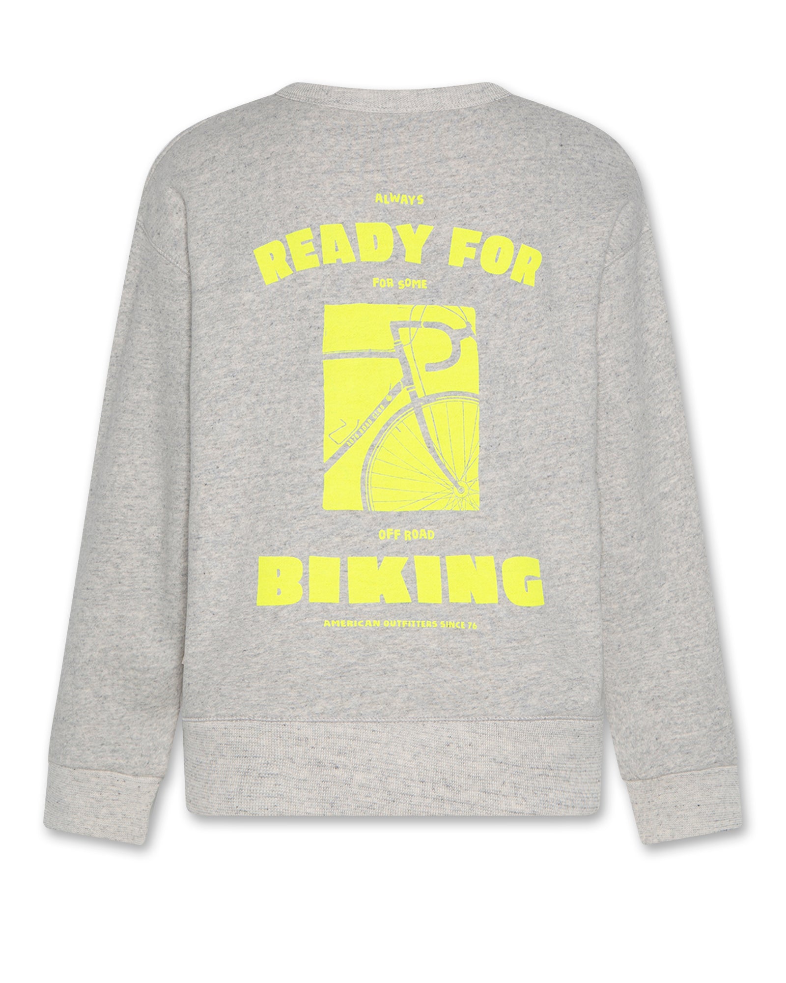 American outfitters - oscar sweatshirt biking - grey melange