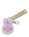 Miffy - fuzzy bag charm - lilac