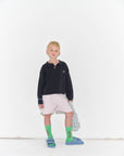 Main story - knit polo - phantom