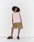 Main story - ripstop cargo shorts - fir