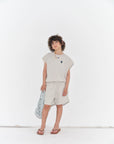 Main story - sweat tank - ecru melange