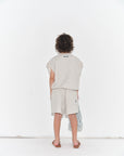 Main story - sweat tank - ecru melange