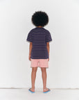 Main story - loose tee - peacoat stripe