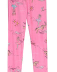 Maison Mangostan - ballerina leggings - pink