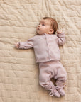 Marmar - abootie - 100% cashmere newborn booties - light plum
