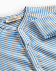 Marmar - renas - rib onesie - blue stripe