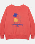 Weekend house kids - winter garden sweatshirt - red
