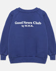 Weekend house kids - good news club sweatshirt - dark blue
