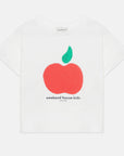 Weekend house kids - apple t-shirt - ecru