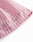 Marmar - dulla - smooth cotton dress - bonbon pink stripes