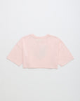 Maison Mangostan - birds crop top - pink