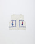 Maison Mangostan - barcos embroidered vest top