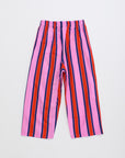Maison Mangostan - stripe pants - pink