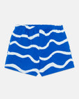 Weekend house kids - waves shorts - nautical blue