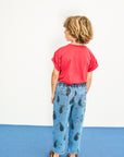 Weekend house kids - happy dog denim trousers - blue