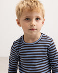 maramar - plain longsleeve modal tee - blue heaven stripe