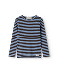 maramar - plain longsleeve modal tee - blue heaven stripe