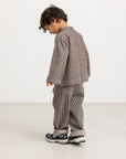 maramar - pando soft denim pants - dark brownie stripe