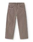 maramar - pando soft denim pants - dark brownie stripe