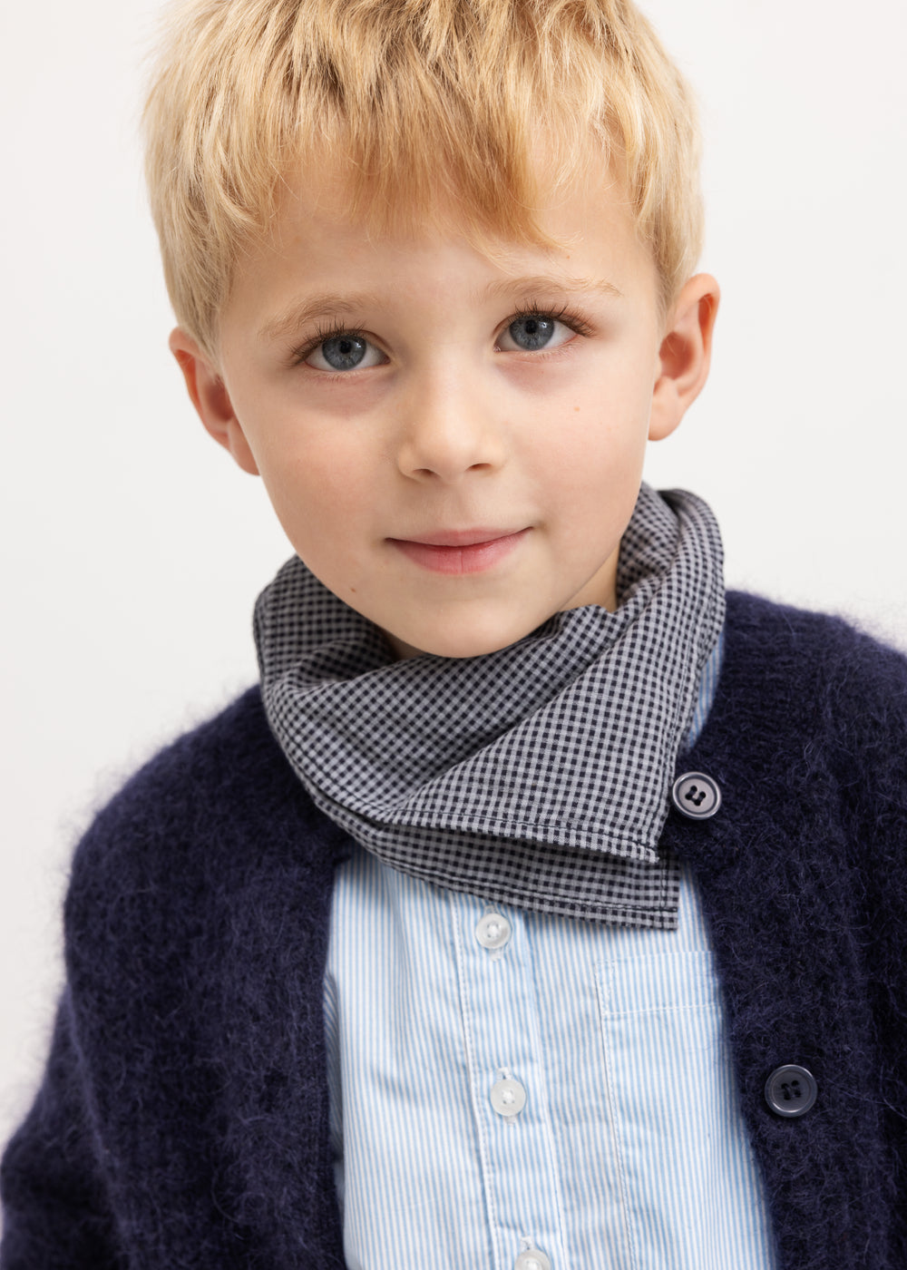 maramar - tavon - mohair cardigan - darkness melange