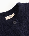 maramar - tavon - mohair cardigan - darkness melange