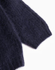 maramar - tavon - mohair cardigan - darkness melange